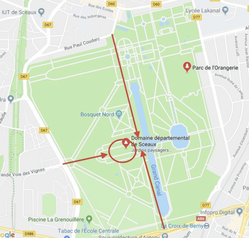 carte parc de sceaux